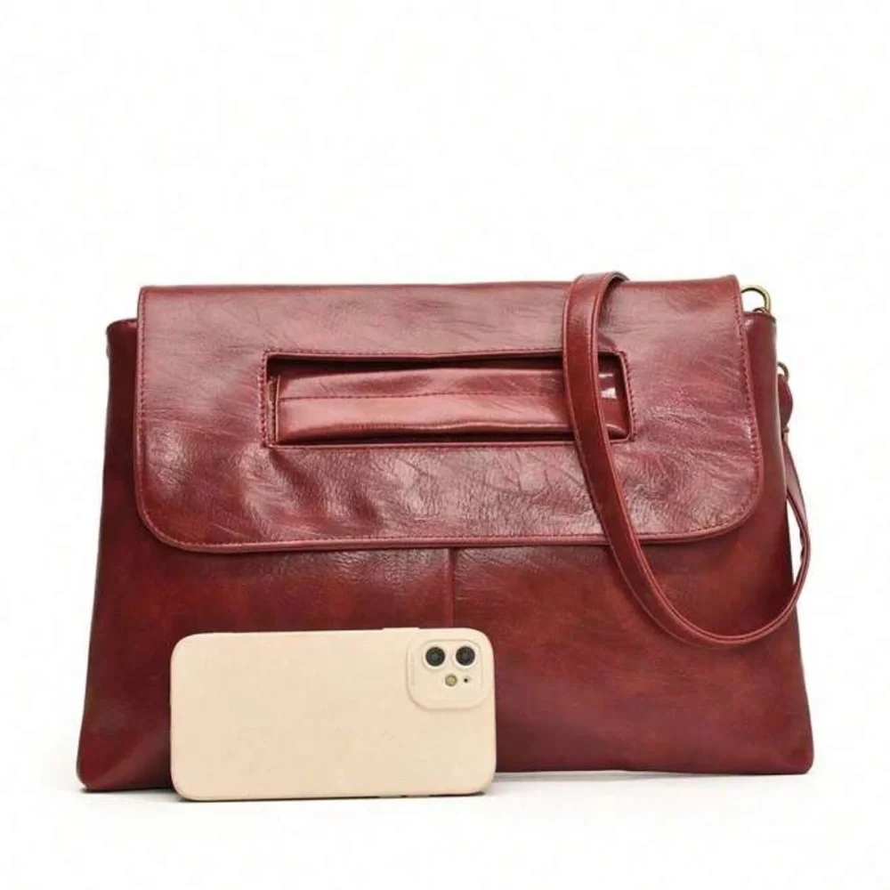 Burgundy Cherry Handbag Women's Bag